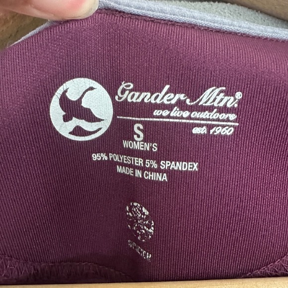 Gander Mtn. Full Zip Jacket Athletic Lightweight Purple Gray Trim Women‎ Small - Picture 7 of 12